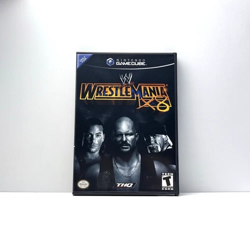 WWE WrestleMania X8 Nintendo GameCube CIB Refurbished & Tested Free Shipping