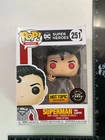 Funko Pop! Heroes: Superman #251 Hot Topic Glow Chase Vinyl Figure +PROTECTOR A3