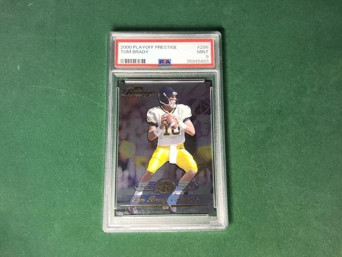 2000 Playoff Prestige TOM BRADY #286 Rookie Card SSP 2376/2500 PSA 9 MINT RARE!!