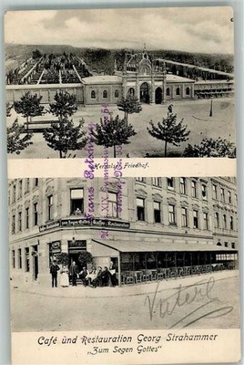 13659029 - Wien Cafe Gasthaus Strahammer Zum Segen gottes Hernals 1919