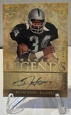  2008 UD Premier Legends Autograph Auto /25 BO JACKSON RAIDERS Autograph 