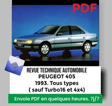 Revue technique Peugeot 405