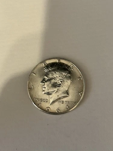 Kennedy 1964 Silver Half Dollar Coin 50C 0.9 Fineness Uncertified Ungraded US