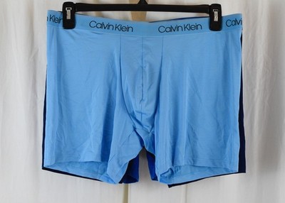 Calvin Klein 3 PACK Men's Micro Stretch Boxer Brief Blue Size X-Large