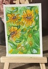  “Golden Meadow Blooms” Original ACEO Watercolor 2026 Signed — photo 1