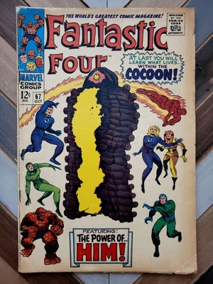 Fantastic Four #67 GD/VG 3.0 (Marvel 1967) Origin & 1st Cameo App HIM (Warlock)