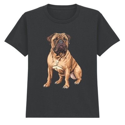 Bullmastiff Hunderasse Tiere Kinder T-Shirt süß Haustier Tee
