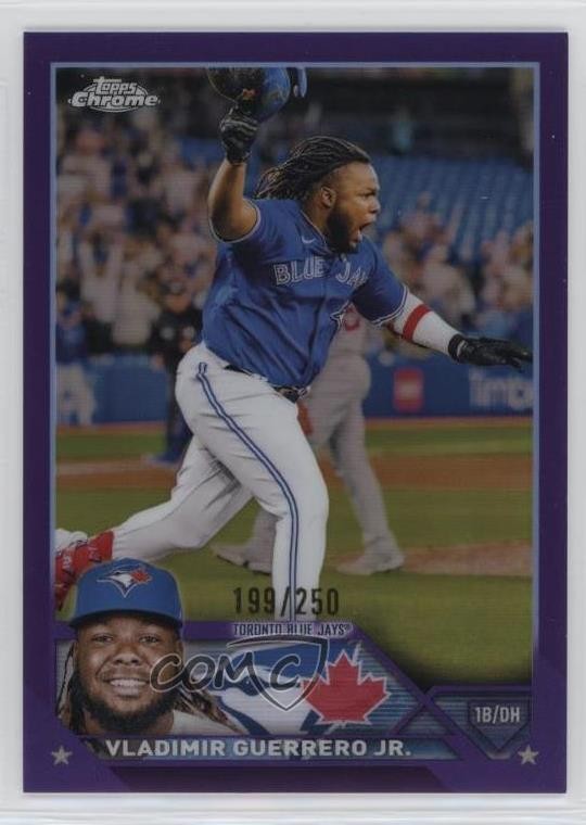 2023 Topps Chrome Purple Refractor 199/250 Vladimir Guerrero Jr #50 0hk8