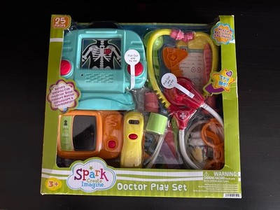Spark Create Imagine Doctor Play Set 25 Pieces Kids Medical Toy NEW