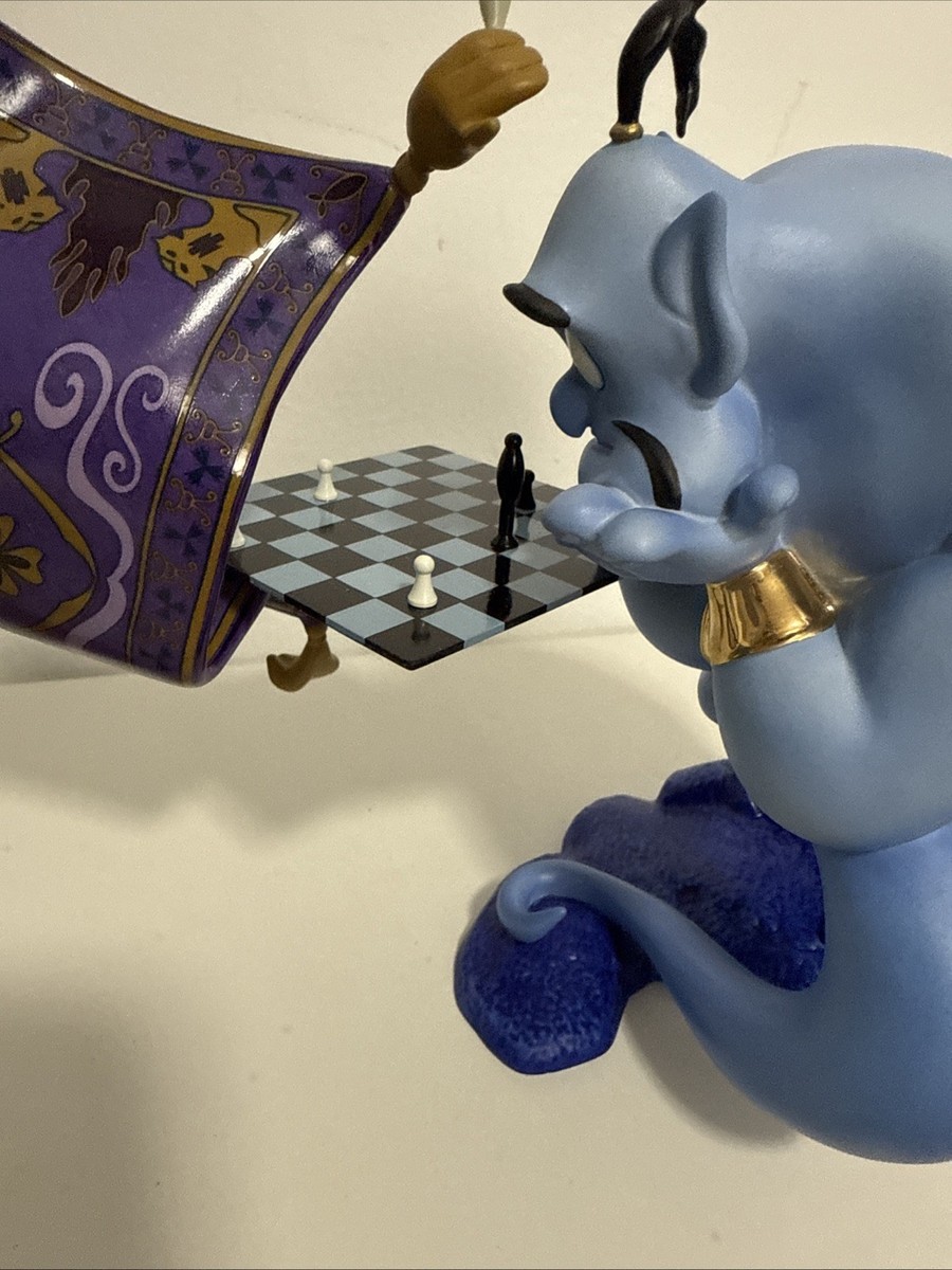 WDCC Disney Aladdin Genie And Carpet “I'm Losing To A Rug” #/12500