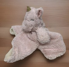 Kellytoy Pink Unicorn Lovey 14" Baby Security Blanket Rattle Plush Soft