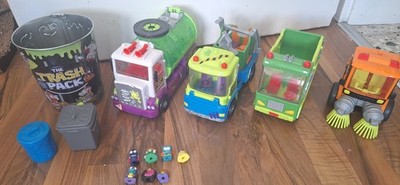 Trash Pack 4 Fahrzeuge plus Figuren und Sammelbehälter