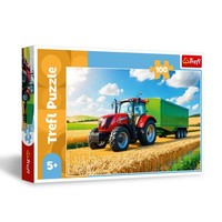 Puzzle 100 Teile Traktor Mit AnhäNger Trefl Landmaschinen Kinder Ab 5 Jahren