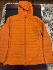 Lands End Kids Blue Lightweight Primaloft Puffer Jacket Size XL 14 16 kids