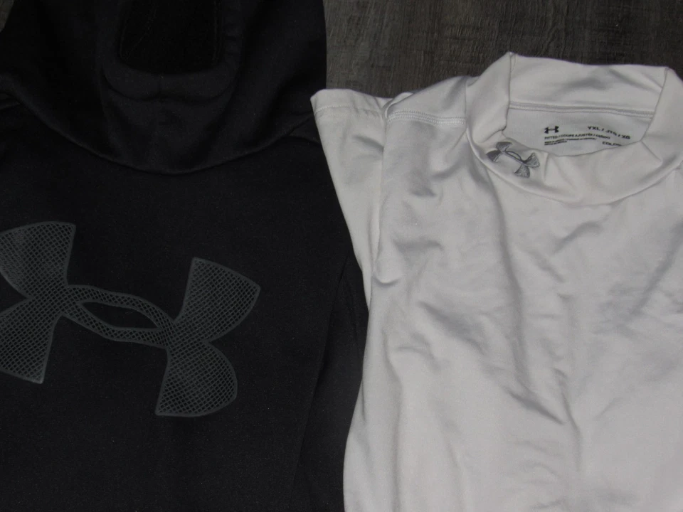 Lote de Camisas All UNDER ARMOUR ADIDAS NIKE Moletons com Capuz Meninos Extra Grande 18 - Imagem 3 de 4