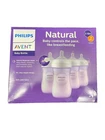 Phillips Avent Natrual Plastic baby Bottles 3-6 Months 4 Pack