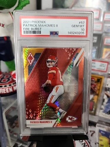 PATRICK MAHOMES 2021 PANINI PHOENIX PINK PRIZM KC CHIEFS SP PSA 10 GEM MINT