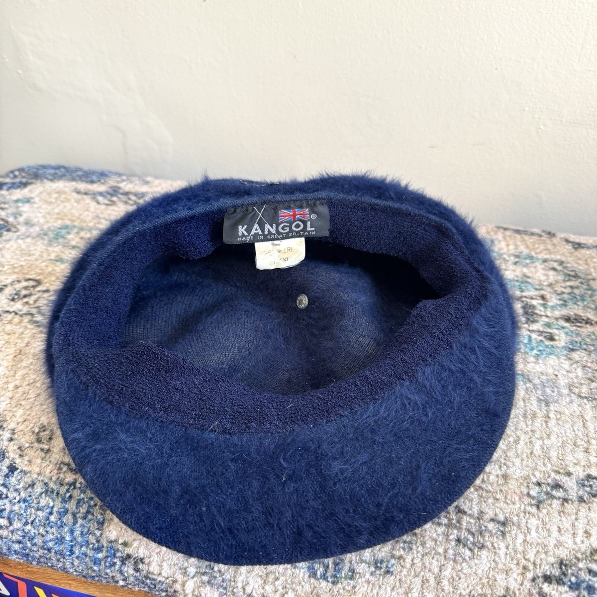 Kangol Furgora Apple Cap Navy Blue XL Unisex Hat with Logo  display picture 1