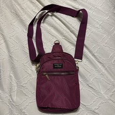 Kedzie Women's Crossbody with Strap Wine Color New Without Tags