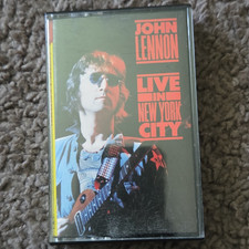 John Lennon Live in New York City Live Cassette Capitol 4XV 12451 White