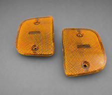 1970 Pontiac Gto Front Fender Side Marker Lamp Lens Amber Lh Rh Pair