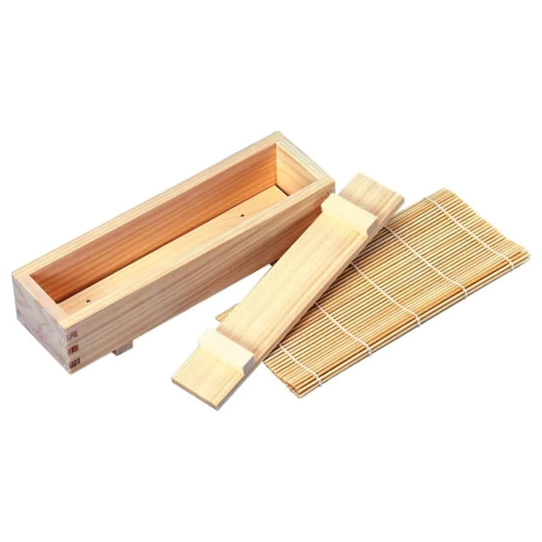 Sushi Roll Making Kit with Roll Mat - Japanese Hinoki Wood - Made in Japan
Opens in a new window or