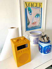 Lovely design JOHN LEWIS DIGITAL + FM RADIO  - GOLD mains or battery.