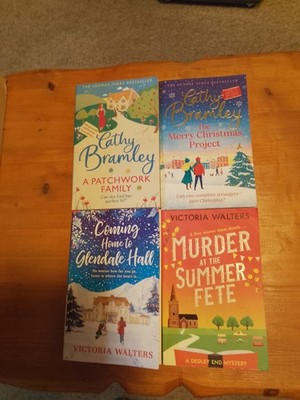 4 CATHY BRAMLEY/VICTORIA WALTERS BOOKS JOBLOT BUNDLE-PATCHWORK FAMILY,GLENDALE+