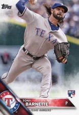 2016 TOPPS UPDATE SERIES TONY BARNETTE RC #US135