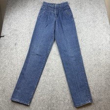 Vintage Rockies Jeans Womens 29 Blue Rocky Mountain Bareback High Rise Straight