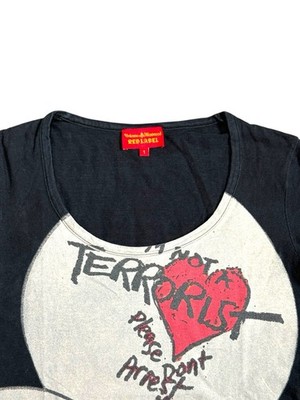 vivienne westwood Tシャツ　archive y2k Y2k 2000s Vivienne Westwood Red Label “I'm Not A Terrorist