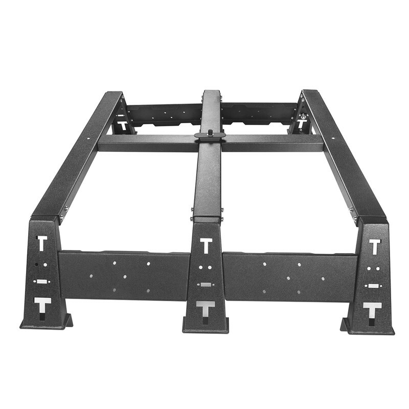 Steel Black High Bed Rack Top Luggage Baggage Carrier for Toyota Tundra