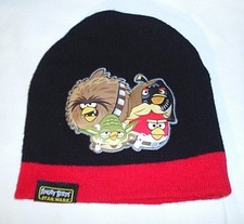 Skull Cap Star Wars Angry Birds Kids Winter Ski Black and Red Authentic