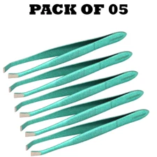 Forgica Professional Stainless Steel Plain Color Tweezers