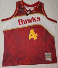 Spud Webb Atlanta Hawks Mitchell & Ness Jersey-Chinese New Year-2XL Tackle Twill