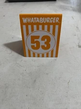 Whataburger Table Tent Number “53”