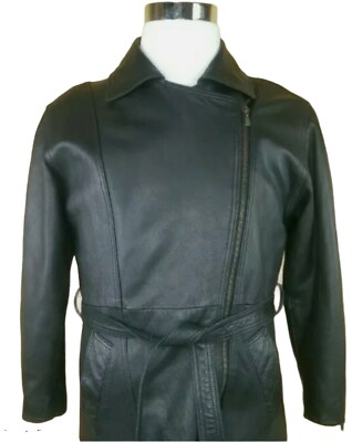  Vintage THE OLDE HIDE HOUSE Size: Petite/Small Women Leather Black Coat Jacket