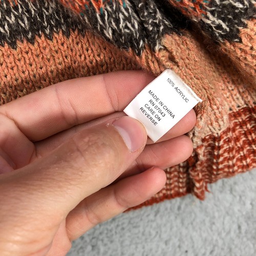 Telluride Clothing Co Sweater Womens Extra Large Striped Cardigan Hooded Ladies - Picture 8 of 10