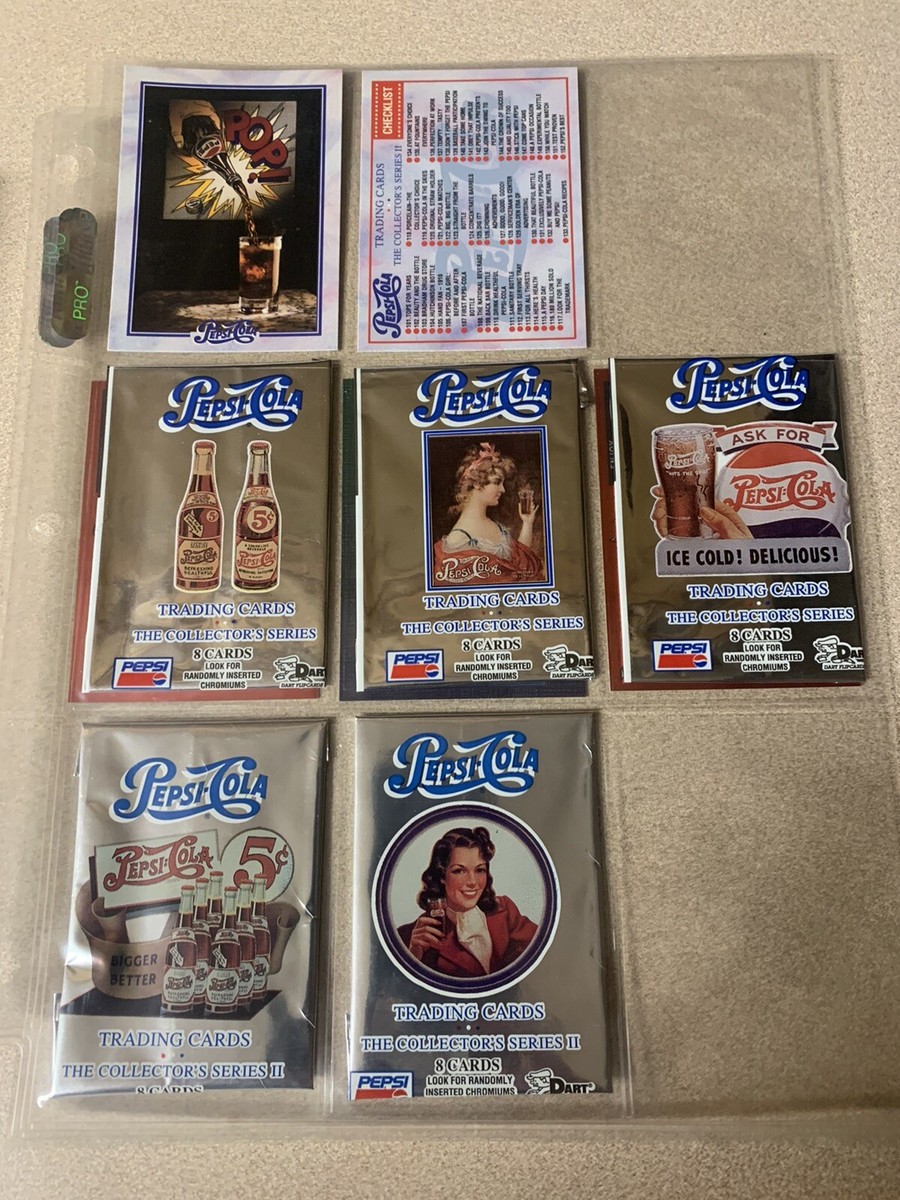 Pepsi-Cola Trading ￼Cards 1994 And 1996 Over 200 Cards All In