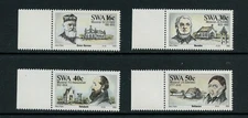 S057  Southwest Africa  1989  Missionaries   4v.      MNH