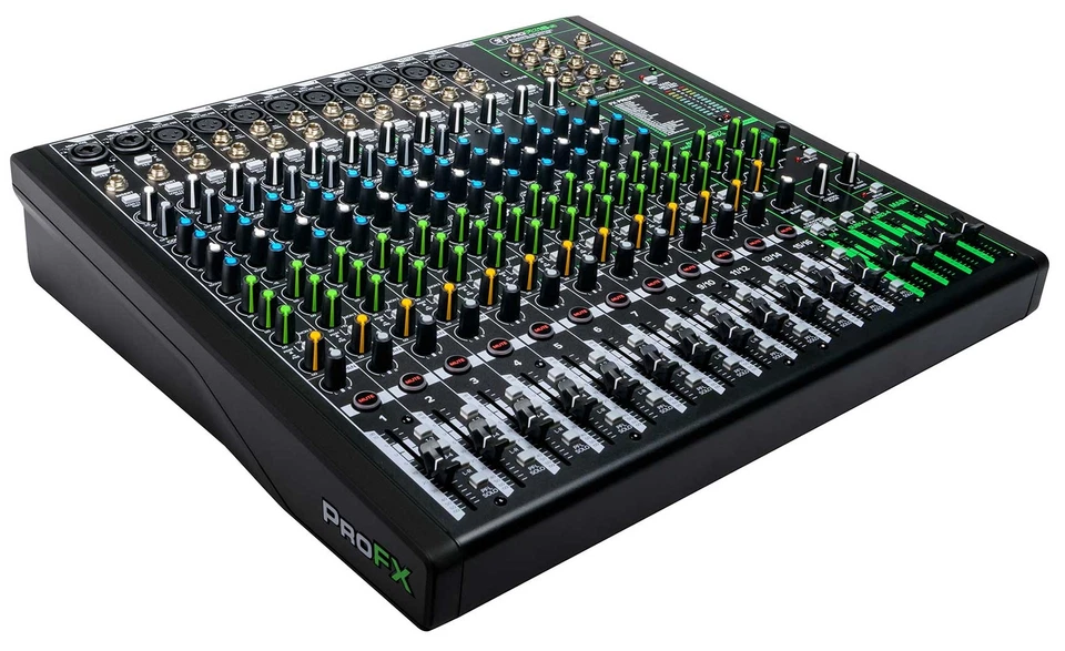 Mackie ProFX16v3 16-Channel 4-Bus Professional Effects Mixer w/USB ProFX16 v3 - Image 2 of 4