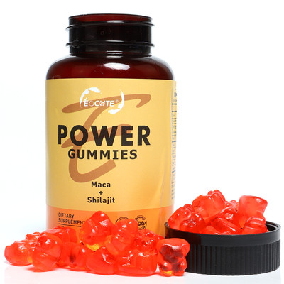 Unleash Energy! 60 Maca & Shilajit Gummies, Boost Stamina for Men & Women.