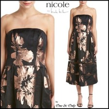 NICOLE MILLER COLLECTION BNWT STRAPLESS DRESS 4