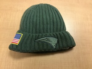 patriots salute to service beanie
