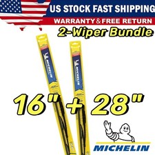 2-wipers 28 16 For Michelin Windshield Beam Wiper Blades - 25-280 25-160 2-wipers 28 16 For Michelin Windshield Beam Wiper Blades - 25-280 25-160