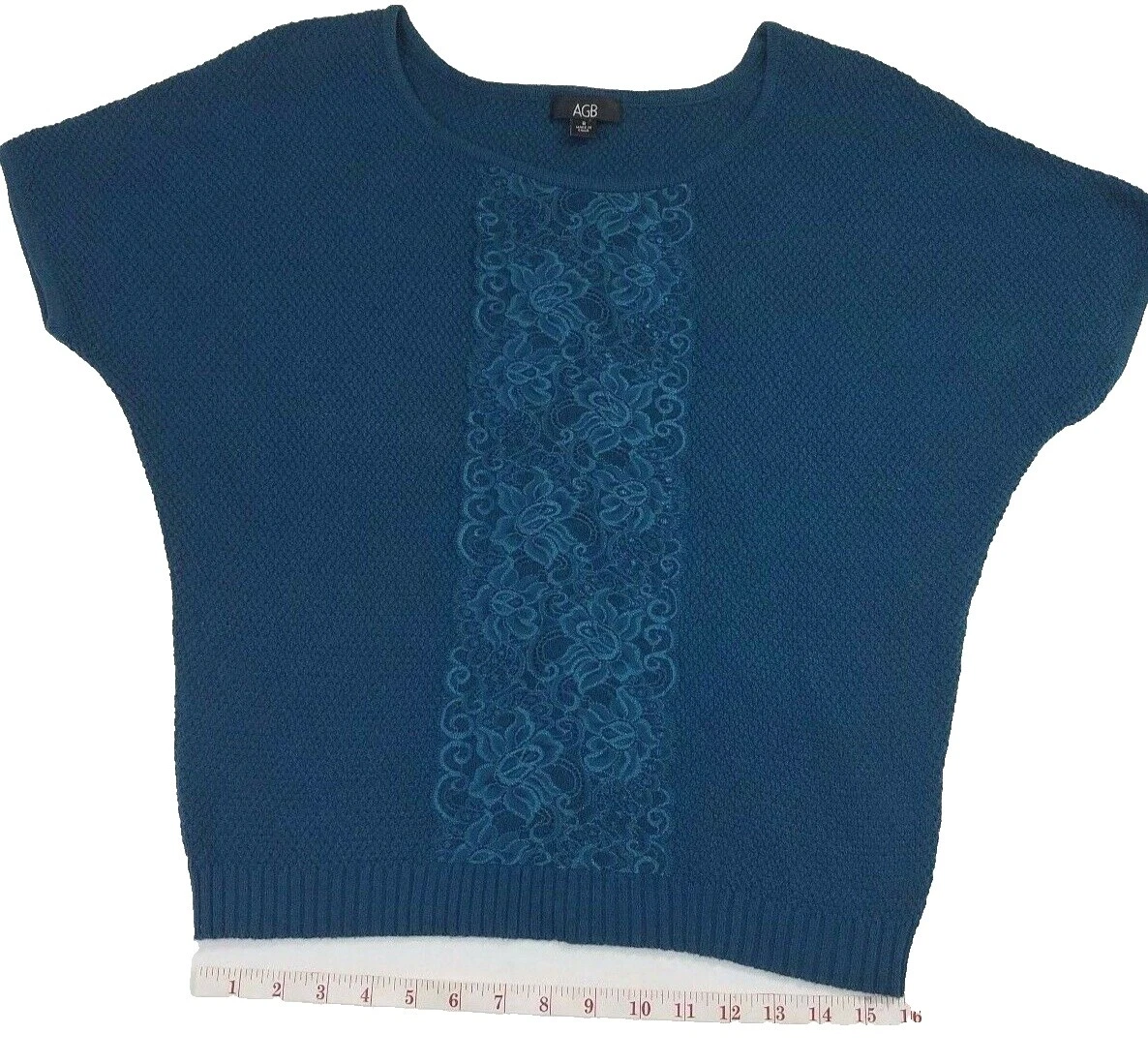 Suéteres femininos de algodão padrão liso AGB