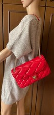Borsa di pelle CROMIA Donna, colore rosso Leather bag Woman, red color 26/17/9