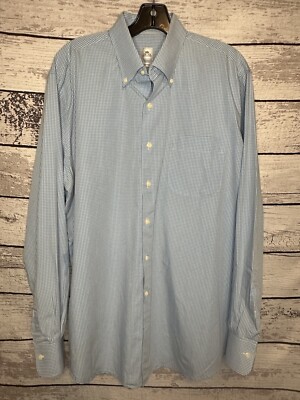 Peter Millar Crown Finish Men s Size Large Long Sleeve Button Up Shirt