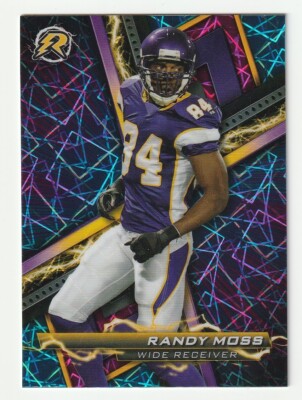 2023 Topps Composite Resurgence Sky Blue + Pink Shock Randy Moss Minnesota #59