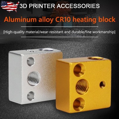 Hotend Heater Block for Makerbot MK7 MK8 Extruder Ender 3 / CR-10S 3D Printer